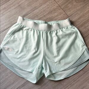 Under Armour Light Mint Green Athletic Shorts